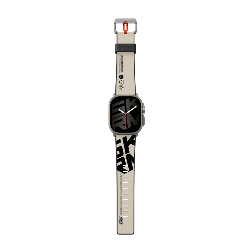 __vg|Krem|0|8886461243604-01|Apple Watch Ultra 49mm SkinArma Spunk Serisi PU Deri Kordon