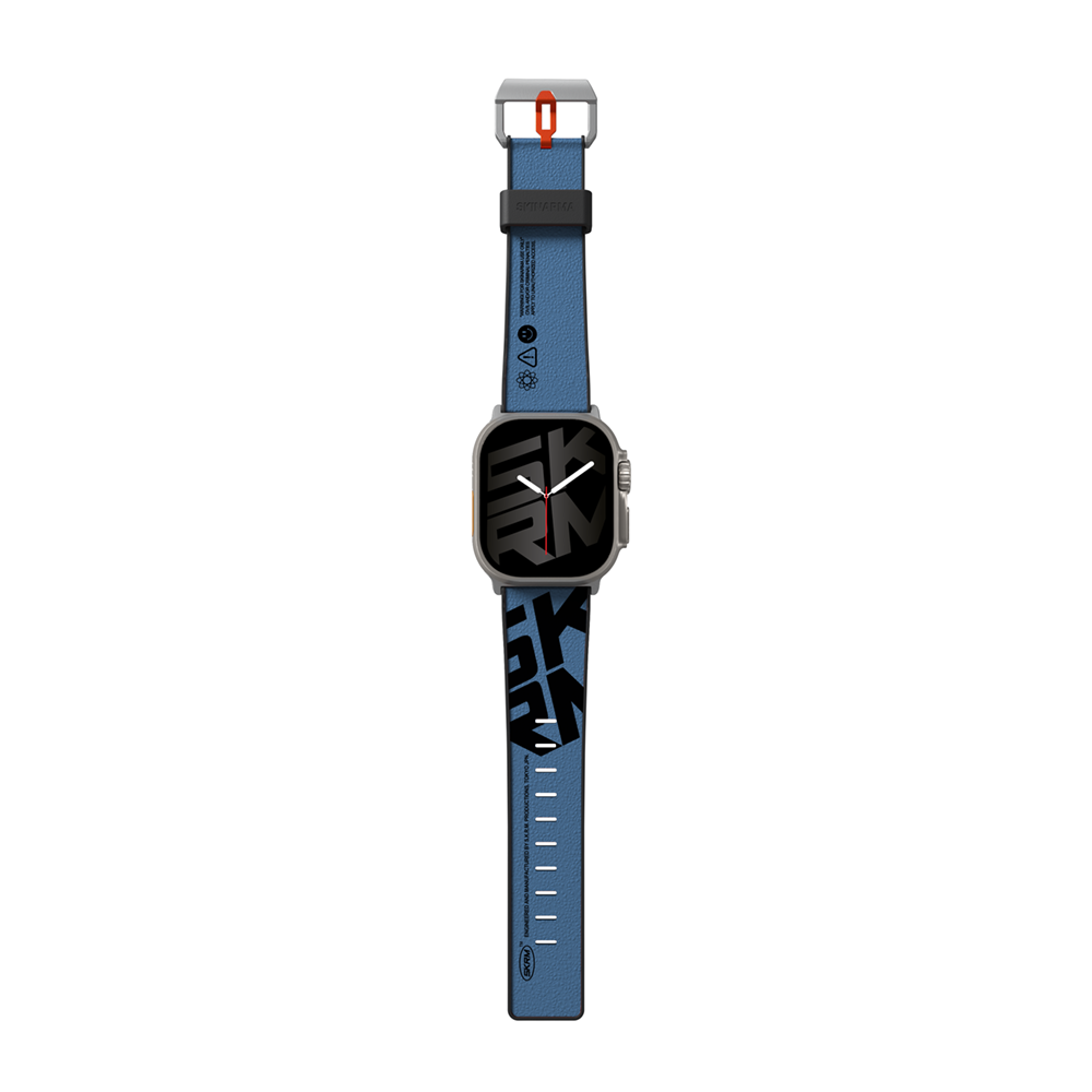 __vg|Mavi|0|8886461243611-01|Apple Watch Ultra 49mm SkinArma Spunk Serisi PU Deri Kordon