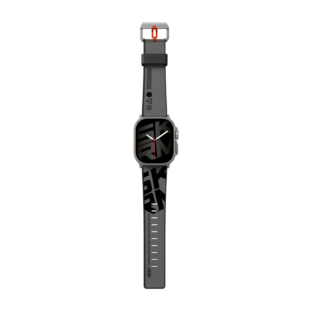 __vg|Gri|0|8886461243628-01|Apple Watch Ultra 49mm SkinArma Spunk Serisi PU Deri Kordon