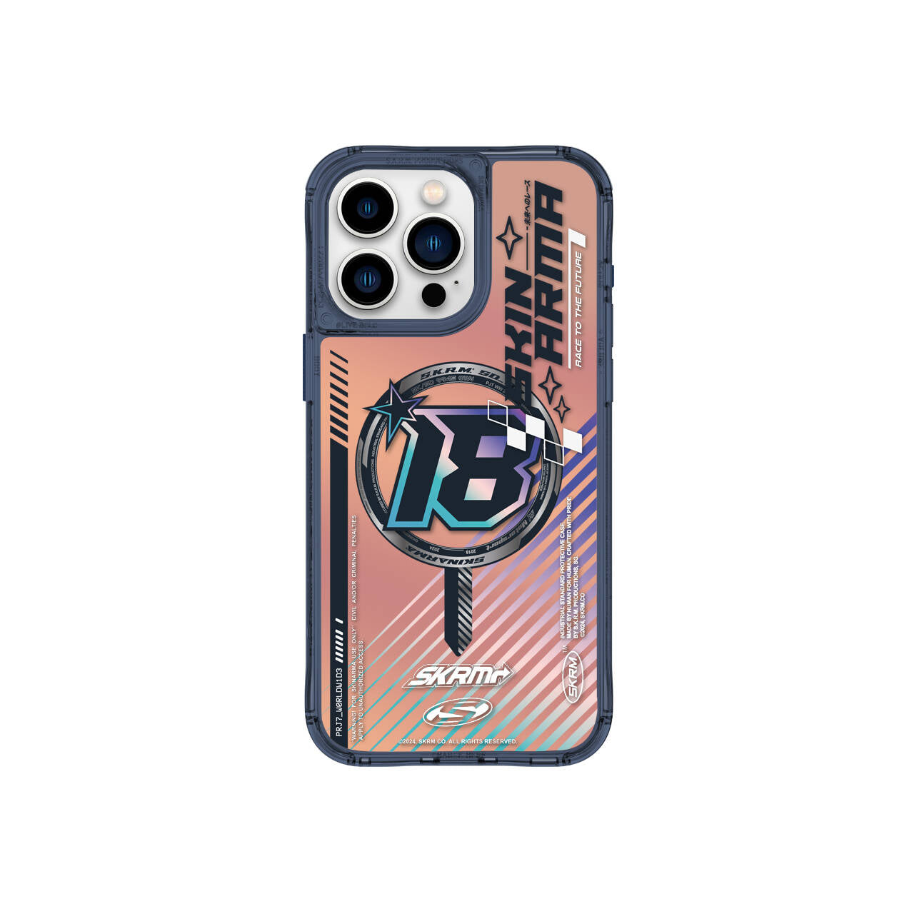 __vg|Mavi|0|8886461244670-01|Apple iPhone 15 Pro Max SkinArma MagSafe Şarj Özellikli Sticker Yapıştırmalı Drift Kapak
