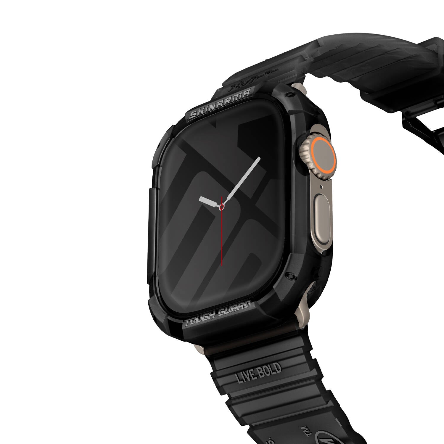 __vg|Siyah|0|8886461244779-01|Apple Watch Ultra 49mm SkinArma Kurono Buzlu Tasarım Sert PC Kasa Koruyucu