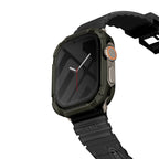 __vg|Dark Olive|0|8886461244809-01|Apple Watch Ultra 49mm SkinArma Kurono Buzlu Tasarım Sert PC Kasa Koruyucu