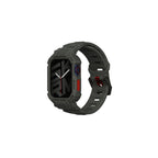 __vg|Yeşil|0|8886461246544-01|Apple Watch 44mm Skinarma Mecha 2in1 TPU Kasa Koruyucu + Silikon Kordon