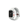 __vg|Açık Gri|0|8886461246551-01|Apple Watch 44mm Skinarma Mecha 2in1 TPU Kasa Koruyucu + Silikon Kordon