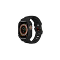 __vg|Siyah|0|8886461246568-01|Apple Watch Ultra 49mm Skinarma Mecha 2in1 TPU Kasa Koruyucu + Silikon Kordon