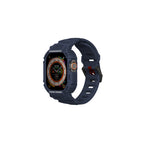 __vg|Lacivert|0|8886461246575-01|Apple Watch Ultra 49mm Skinarma Mecha 2in1 TPU Kasa Koruyucu + Silikon Kordon