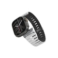 __vg|Beyaz-Siyah|0|8886461247442-01|Apple Watch 42mm Skinarma Gemini Serisi TPU Magnetik Silikon Kordon