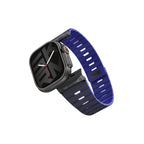 __vg|Lacivert|0|8886461247459-01|Apple Watch 44mm Skinarma Gemini Serisi TPU Magnetik Silikon Kordon
