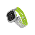 __vg|Gri-Yeşil|0|8886461247534-01|Apple Watch 10 42mm Skinarma Nightglow Atom TPU Kasa Koruyucu + Gemini Silikon Kordon