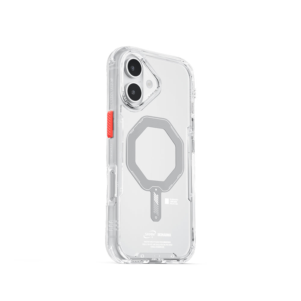 __vg|Şeffaf|0|8886461248401-01|Apple iPhone 17 Kılıf MagSafe Şarj Özellikli Şeffaf Airbag Tasarımlı Skinarma Saido Mag-Charge Kapak