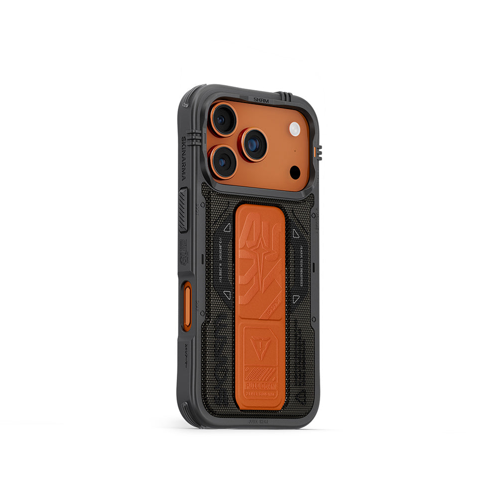 __vg|Yeşil|0|8886461248715-01|Apple iPhone 17 Pro Kılıf SkinArma MagSafe Şarj Özellikli Airbag Tasarımlı Standlı Phantom Kapak