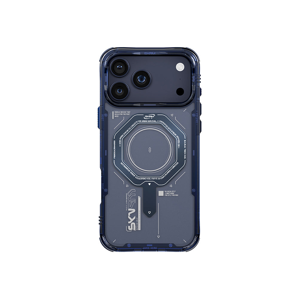 __vg|Mavi|0|8886461249439-01|Apple iPhone 17 Pro Max Kılıf SkinArma MagSafe Şarj Özellikli Airbag Tasarımlı Magma Kapak
