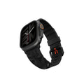 Apple Watch 12 46mm Skinarma Phantom Serisi Silikon Kordon - Siyah
