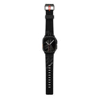 Apple Watch 12 46mm Skinarma Phantom Serisi Silikon Kordon - Siyah