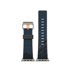 Apple Watch 12 46mm Skinarma Phantom Serisi Silikon Kordon - Lacivert