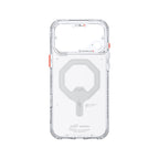 Apple iPhone 18 Pro Max Kılıf MagSafe Şarj Özellikli Şeffaf Airbag Tasarımlı Skinarma Saido Mag-Charge Kapak - Şeffaf