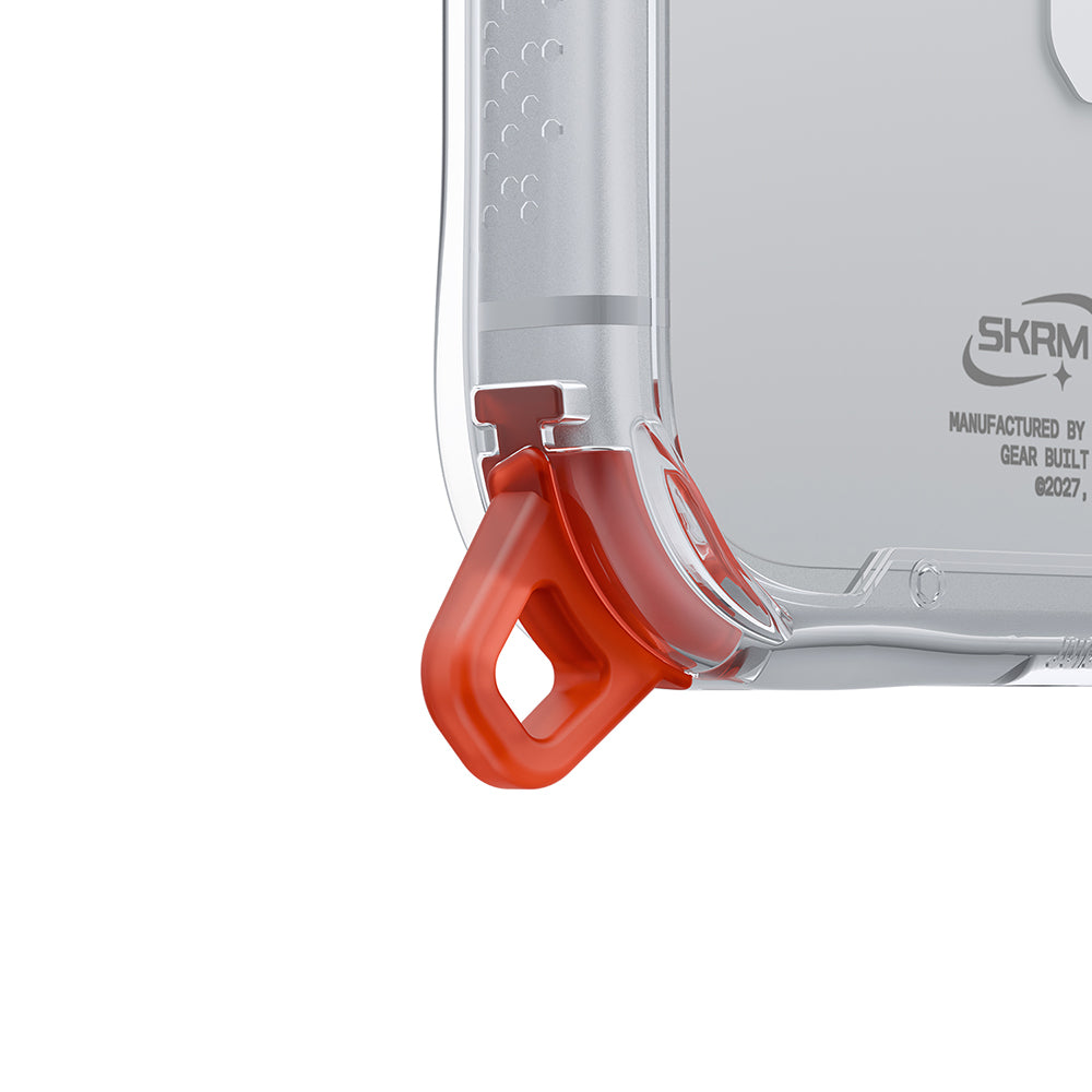 Apple iPhone 18 Pro Max Kılıf MagSafe Şarj Özellikli Şeffaf Airbag Tasarımlı Skinarma Saido Mag-Charge Kapak - Şeffaf