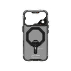 Apple iPhone 18 Pro Max Kılıf MagSafe Şarj Özellikli Şeffaf Airbag Tasarımlı Skinarma Saido Mag-Charge Kapak - Füme