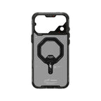 Apple iPhone 18 Pro Max Kılıf MagSafe Şarj Özellikli Şeffaf Airbag Tasarımlı Skinarma Saido Mag-Charge Kapak - Füme