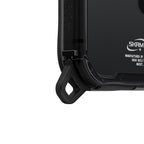 Apple iPhone 18 Pro Max Kılıf MagSafe Şarj Özellikli Şeffaf Airbag Tasarımlı Skinarma Saido Mag-Charge Kapak - Füme