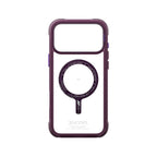 Apple iPhone 18 Pro Max Kılıf MagSafe Şarj Özellikli Airbag Tasarımlı Skinarma Avion Kapak - Bordo