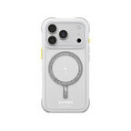 Apple iPhone 18 Pro Max Kılıf MagSafe Şarj Özellikli Airbag Tasarımlı Skinarma Avion Kapak - Beyaz