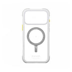 Apple iPhone 18 Pro Max Kılıf MagSafe Şarj Özellikli Airbag Tasarımlı Skinarma Avion Kapak - Beyaz