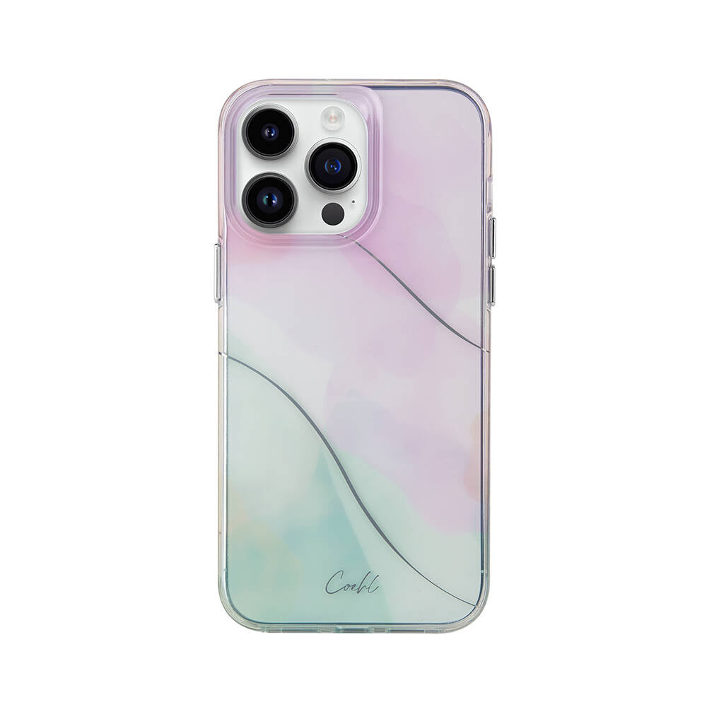 __vg|Lila|0|8886463682883-01|Apple iPhone 14 Pro Max Kılıf Dalgalı Çizgi Desenli Coehl Palette Kapak