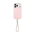 __vg|Pembe|0|8886463695630-01|Apple iPhone 17 Pro Max Kılıf MagSafe Şarj Özellikli Soft Arka Yüzey Askı İpli Coehl Serina Kapak