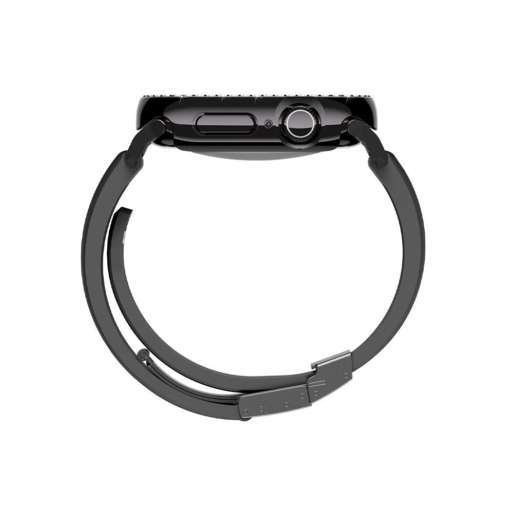 __genel|8|apple-watch-10-46mm-amazingthing-gleam-fit-fullguard-tasli-sert-pc-kasa-ve-ekran-koruyucu-09|Apple Watch 10 46mm Amazingthing Gleam Fit FullGuard Taşlı Sert PC Kasa ve Ekran Koruyucu