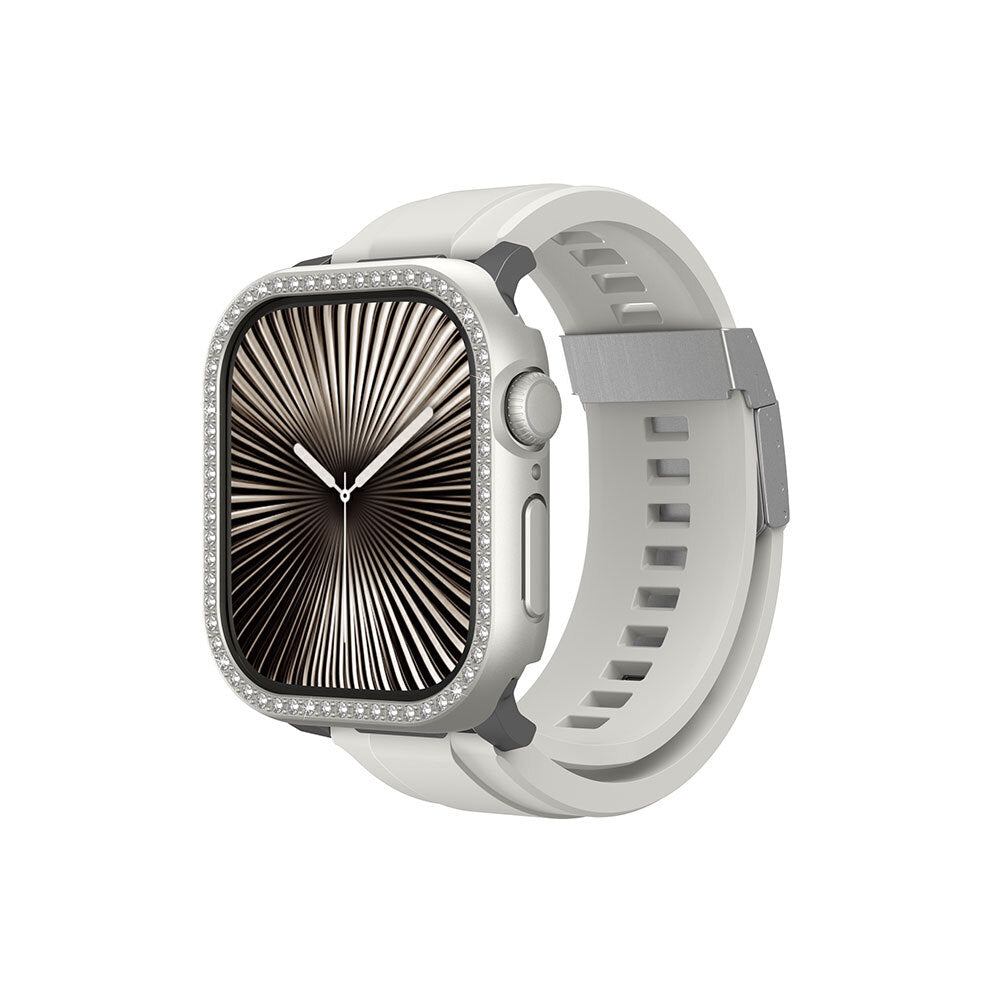 __genel|18|apple-watch-10-46mm-amazingthing-gleam-fit-fullguard-tasli-sert-pc-kasa-ve-ekran-koruyucu-19|Apple Watch 10 46mm Amazingthing Gleam Fit FullGuard Taşlı Sert PC Kasa ve Ekran Koruyucu