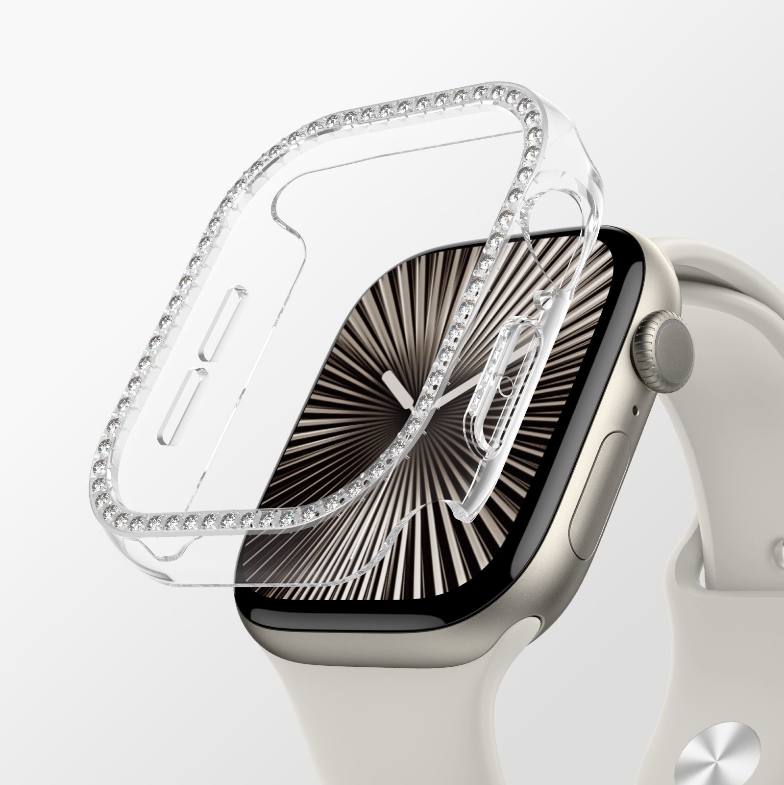 __genel|20|apple-watch-10-46mm-amazingthing-gleam-fit-fullguard-tasli-sert-pc-kasa-ve-ekran-koruyucu-21|Apple Watch 10 46mm Amazingthing Gleam Fit FullGuard Taşlı Sert PC Kasa ve Ekran Koruyucu