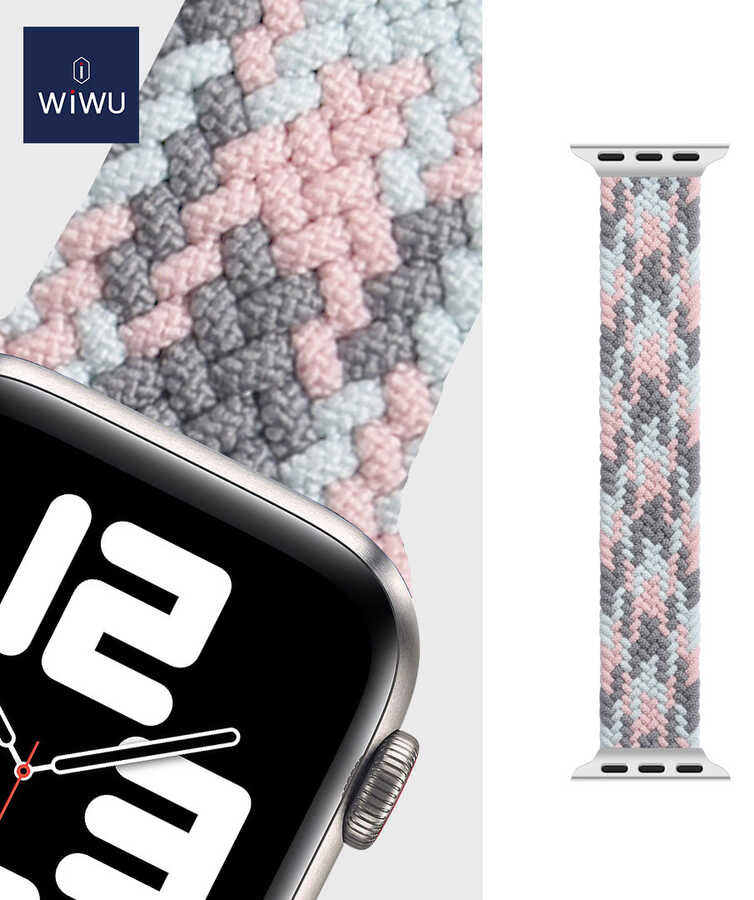 __genel|2|apple-watch-38mm-wiwu-braided-solo-loop-contrast-color-small-kordon-03|Apple Watch 38mm Wiwu Braided Solo Loop Contrast Color Small Kordon