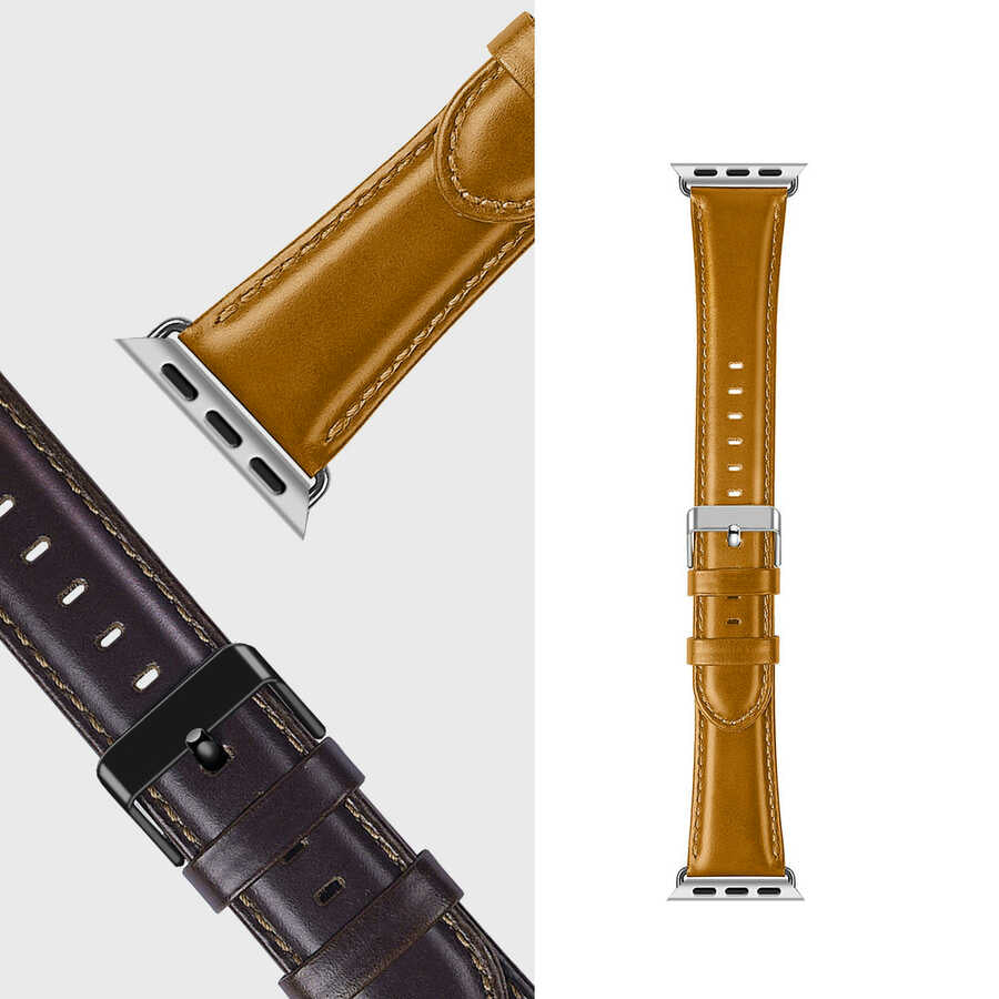 __genel|2|apple-watch-38mm-wiwu-leather-watchband-deri-kordon-03|Apple Watch 38mm Wiwu Leather Watchband Deri Kordon