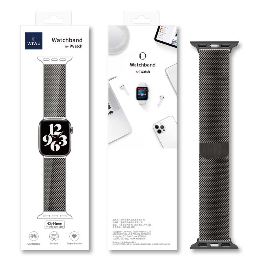 __genel|6|apple-watch-38mm-wiwu-minalo-metal-kordon-07|Apple Watch 38mm Wiwu Minalo Metal Kordon