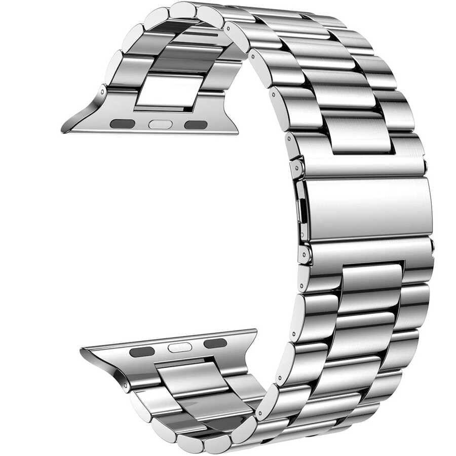 __genel|4|apple-watch-38mm-wiwu-ultra-thin-steel-belt-three-beads-metal-kordon-05|Apple Watch 38mm Wiwu Ultra Thin Steel Belt Three Beads Metal Kordon