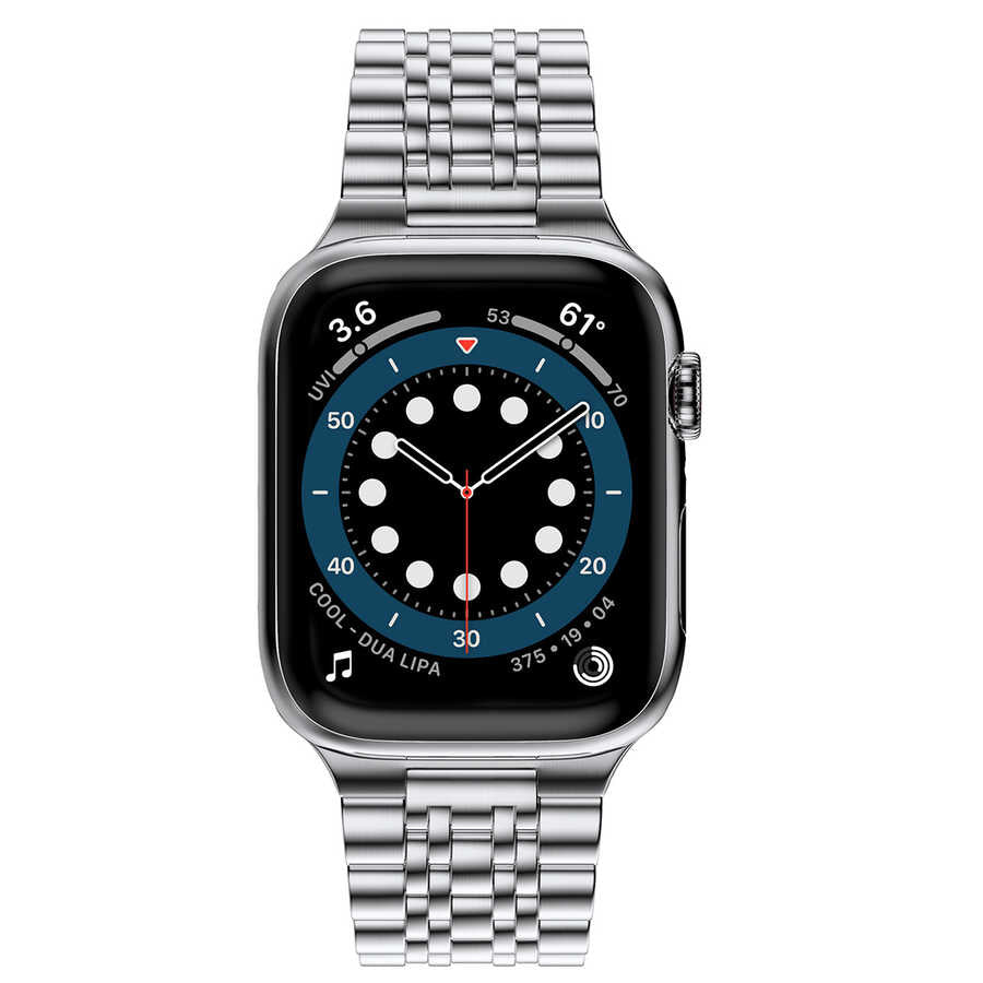 __genel|8|apple-watch-40mm-wiwu-seven-beads-steel-belt-metal-kordon-09|Apple Watch 40mm Wiwu Seven Beads Steel Belt Metal Kordon