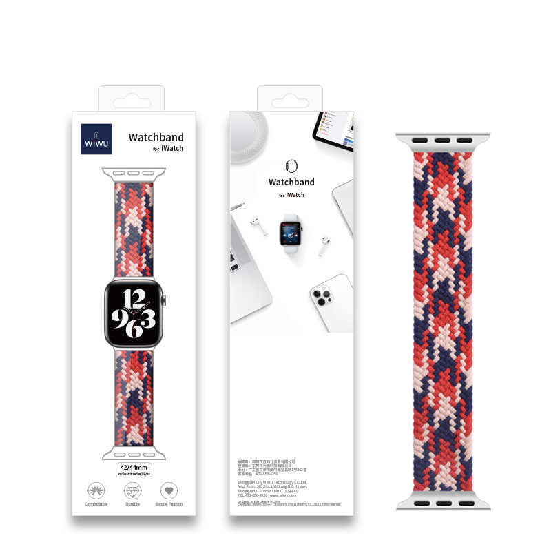 __genel|13|apple-watch-42mm-wiwu-braided-solo-loop-contrast-color-large-kordon-14|Apple Watch 42mm Wiwu Braided Solo Loop Contrast Color Large Kordon