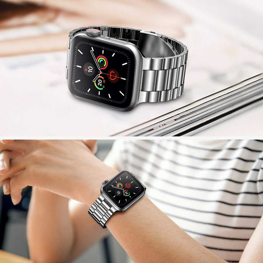 __genel|7|apple-watch-42mm-wiwu-ultra-thin-steel-belt-three-beads-metal-kordon-08|Apple Watch 42mm Wiwu Ultra Thin Steel Belt Three Beads Metal Kordon