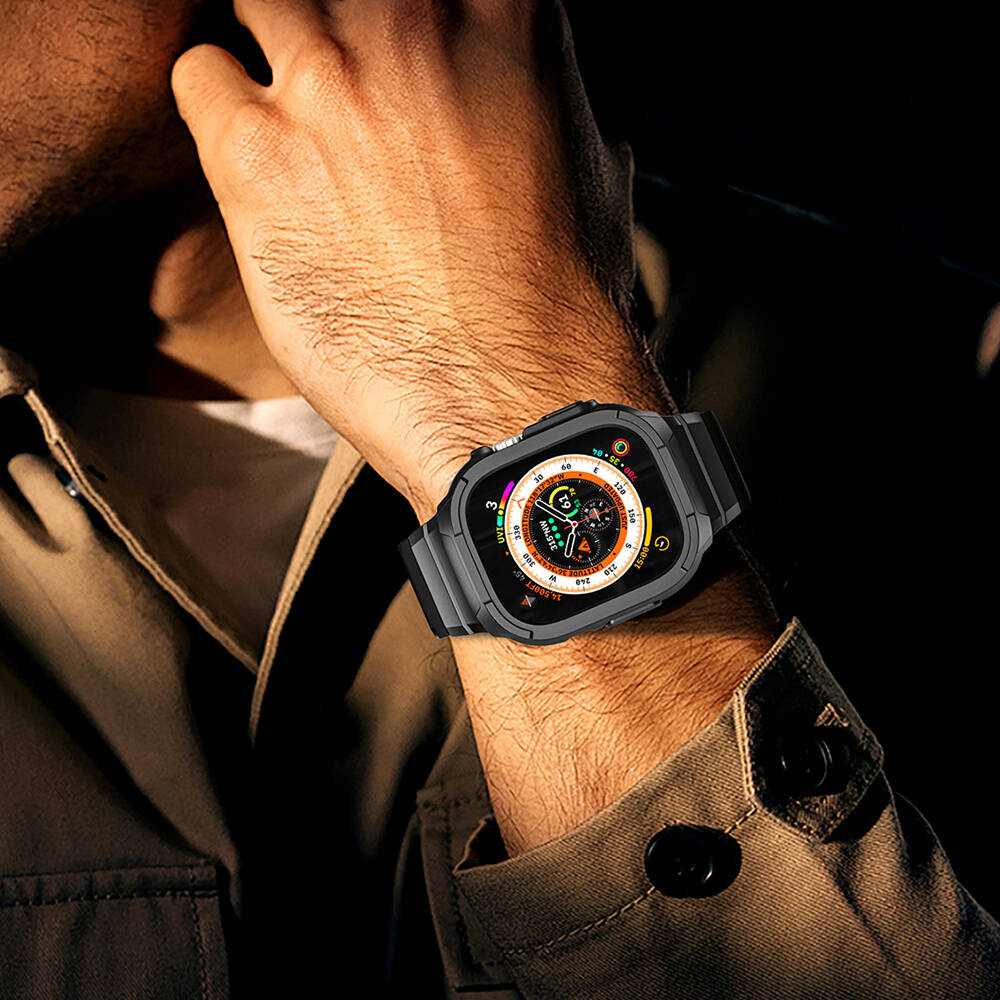__genel|3|apple-watch-42mm-wiwu-wi-wb014-armor-serisi-2in1-sert-pc-kasa-koruyuculu-silikon-kordon-04|Apple Watch 42mm Wiwu Wi-WB014 Armor Serisi 2in1 Sert PC Kasa Koruyuculu Silikon Kordon
