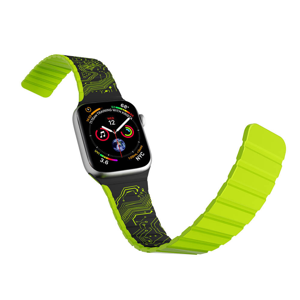 __genel|3|apple-watch-44mm-kordon-youngkit-technological-magnetik-tak-cikar-silikon-strap-kayis-04|Apple Watch 44mm Kordon Youngkit Technological Magnetik Tak Çıkar Silikon Strap Kayış