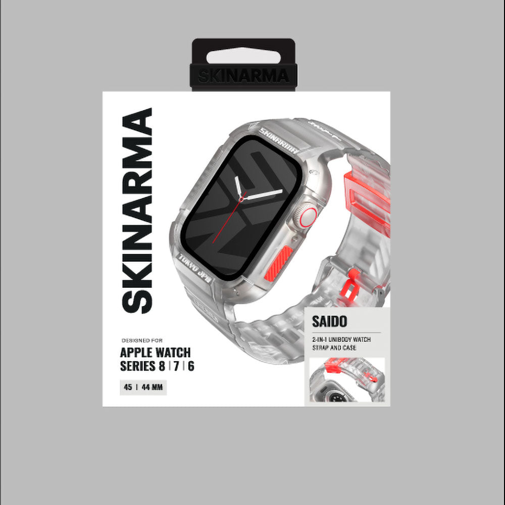 __genel|10|apple-watch-44mm-skinarma-saido-sert-pc-kasa-koruyuculu-silikon-kordon-11|Apple Watch 44mm SkinArma Saido Sert PC Kasa Koruyuculu Silikon Kordon