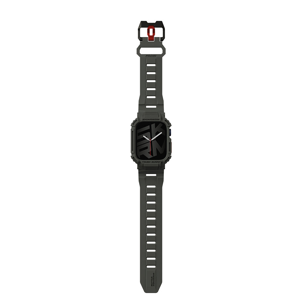 __genel|8|apple-watch-44mm-skinarma-mecha-2in1-tpu-kasa-koruyucu-silikon-kordon-09|Apple Watch 44mm Skinarma Mecha 2in1 TPU Kasa Koruyucu + Silikon Kordon