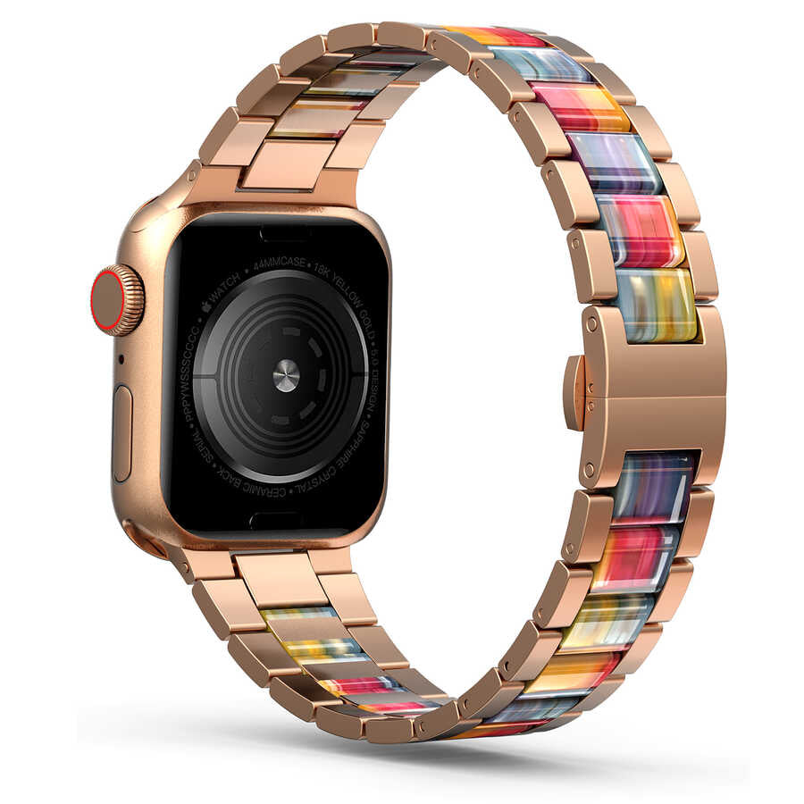 __genel|7|apple-watch-44mm-wiwu-resin-steel-belt-metal-kordon-08|Apple Watch 44mm Wiwu Resin Steel Belt Metal Kordon