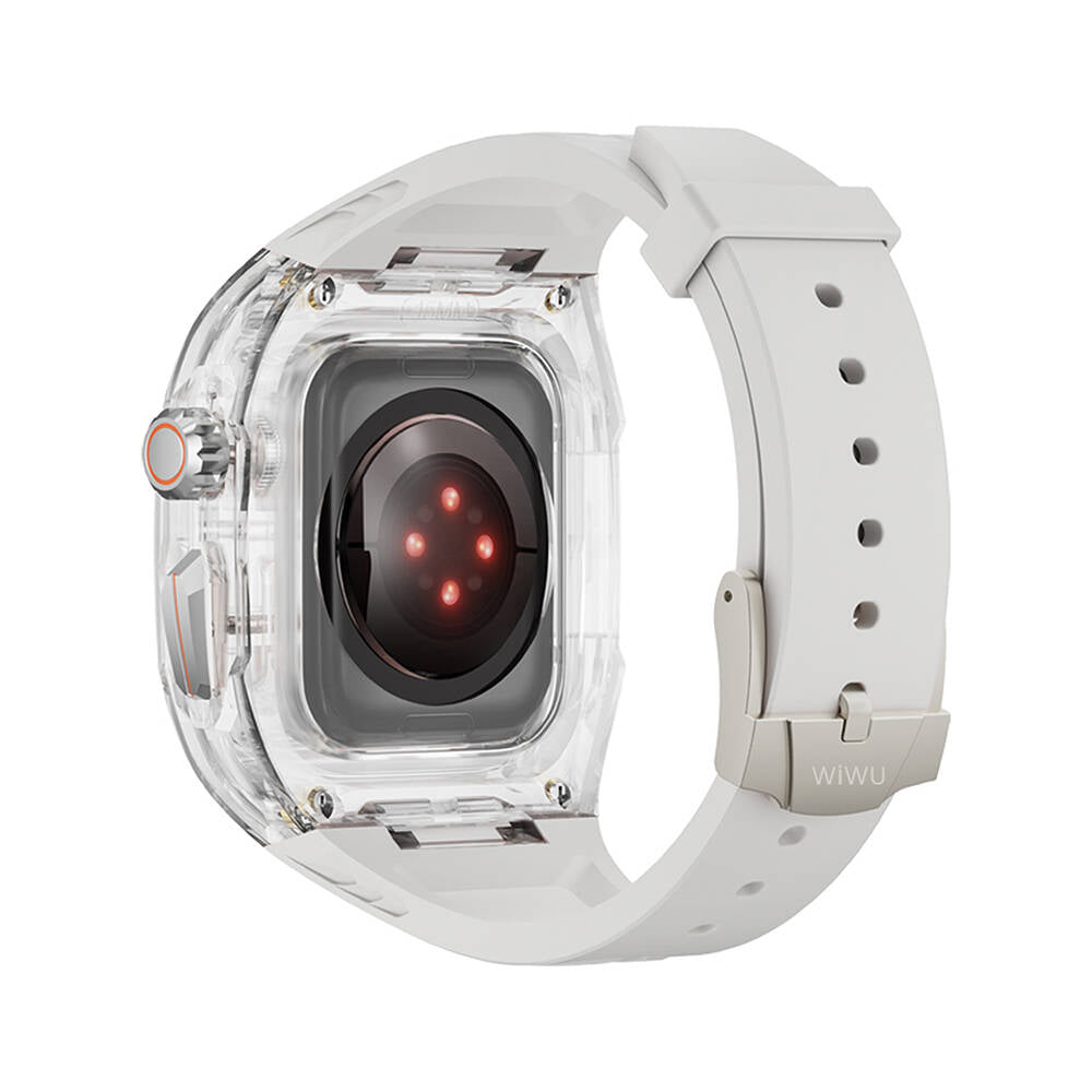 __genel|3|apple-watch-44mm-wiwu-wi-wb013-rambo-serisi-2in1-seffaf-pc-kasa-koruyuculu-kaucuk-kordon-04|Apple Watch 44mm Wiwu Wi-WB013 Rambo Serisi 2in1 Şeffaf PC Kasa Koruyuculu Kauçuk Kordon