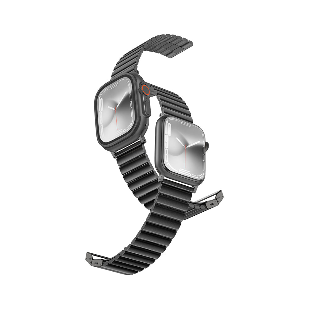 __genel|8|apple-watch-7-45mm-amazingthing-titan-steel-metal-kordon-09|Apple Watch 7 45mm Amazingthing Titan Steel Metal Kordon