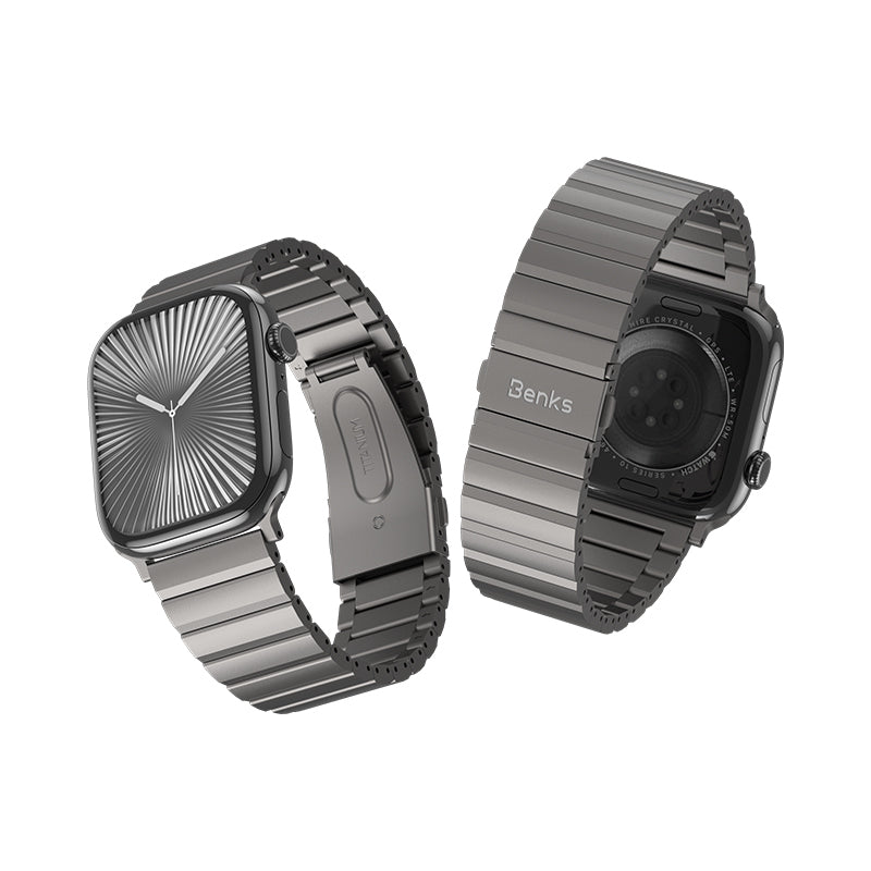 __genel|2|apple-watch-7-45mm-benks-aero-titan-serisi-titanyum-metal-kordon-03|Apple Watch 7 45mm Benks Aero Titan Serisi Titanyum Metal Kordon