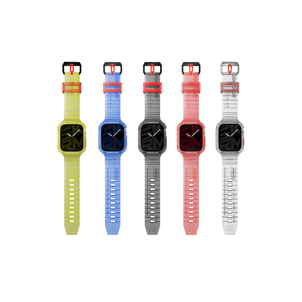 __genel|6|apple-watch-7-45mm-skinarma-saido-sert-pc-kasa-koruyuculu-silikon-kordon-07|Apple Watch 7 45mm SkinArma Saido Sert PC Kasa Koruyuculu Silikon Kordon