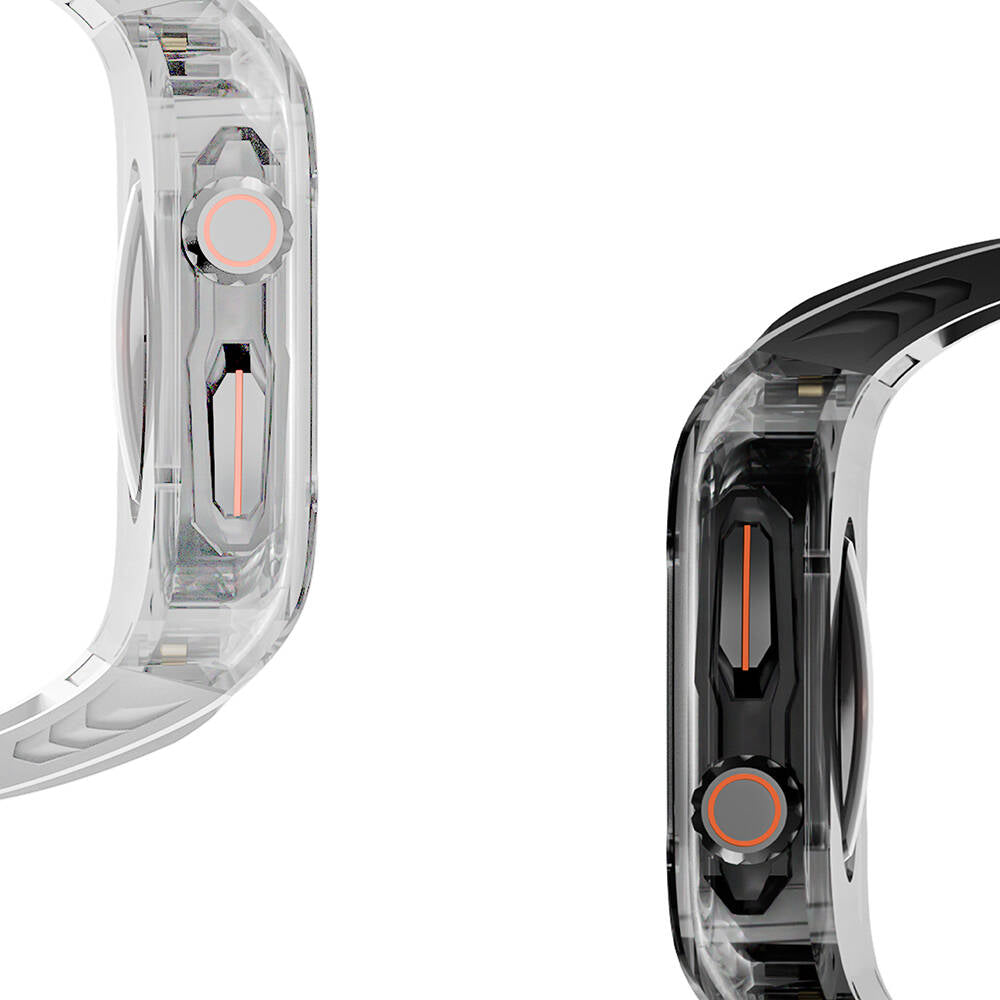 __genel|7|apple-watch-7-45mm-wiwu-wi-wb013-rambo-serisi-2in1-seffaf-pc-kasa-koruyuculu-kaucuk-kordon-08|Apple Watch 7 45mm Wiwu Wi-WB013 Rambo Serisi 2in1 Şeffaf PC Kasa Koruyuculu Kauçuk Kordon