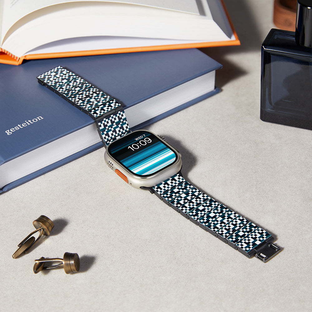 __genel|3|apple-watch-serisi-uyumlu-aramid-fiber-ve-karbon-fiber-pitaka-dreamland-chromacarbon-serisi-mosaic-universal-kordon-04|Apple Watch Serisi Uyumlu Aramid Fiber ve Karbon Fiber Pitaka Dreamland ChromaCarbon Serisi Mosaic Universal Kordon